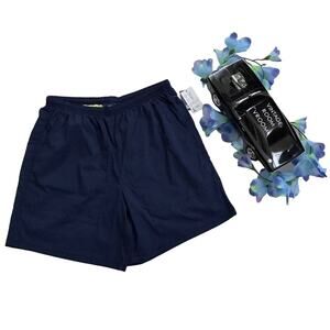 Lands' End NWT Navy Sport Swim Trunk Men Various